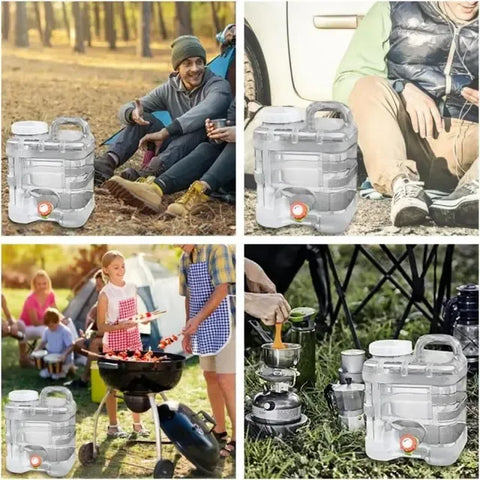 Olmecs Transparent Water Storage Container 15L