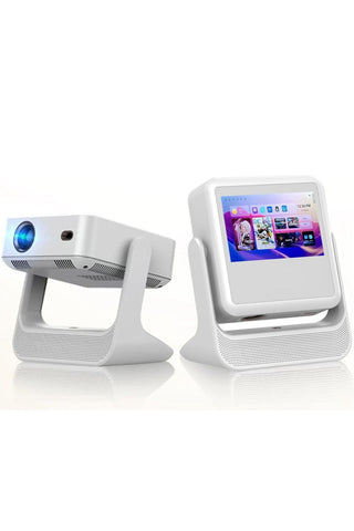 Smart Touch Screen Projector, 1080P Full HD, 11000 Lumens, 130-inch Display, Dual WiFi 5G/2.4G.
