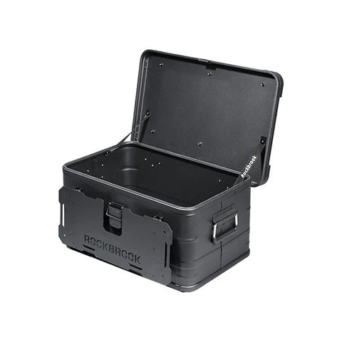 ROCKBROOK Portable Foldable Camping Table Multi Storage Box 50L with Stand Black
