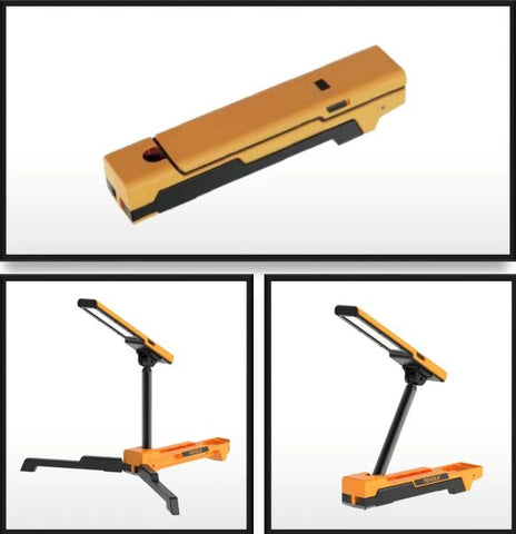 Olmecs Portable Foldable Camping Light Telescopic Height-adjustable Working Light