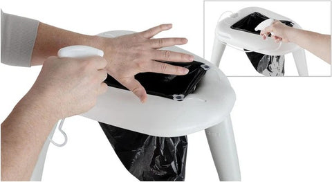 Olmecs Portable Toilet Travel Toilet with 3 Stands and Hand Wash Sprayer Shattaf CH512