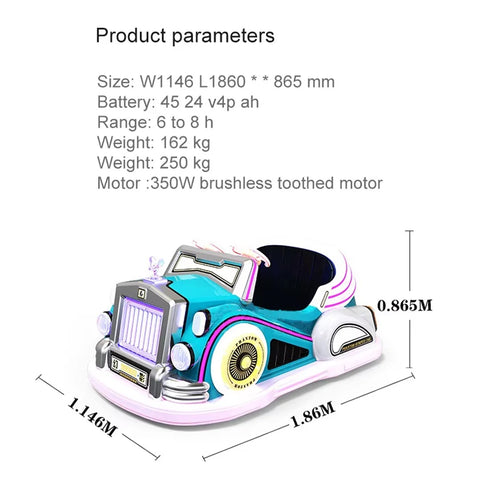 EMMA Bumper Car Baby Kids Battery Operated Electric Car Children Ride Rocking Bumper Car