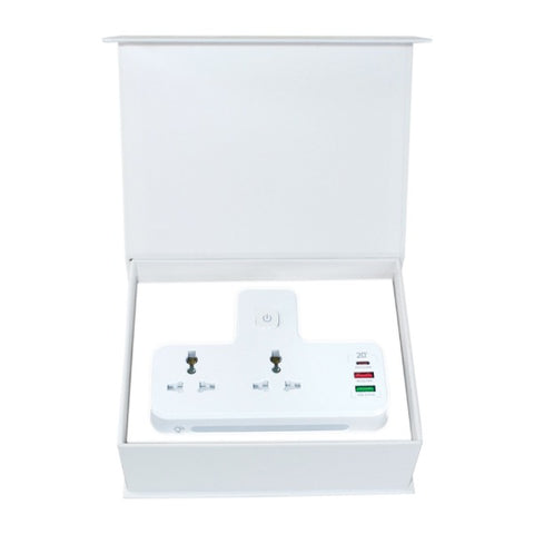 OLIGE Power Adapter Multi Plug Extension with 20W USB-C PD Fast Charge Port Type-C SC 2311