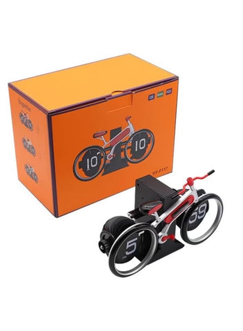 Bicycle Flip Clock, Flip Down Clock,Retro Digital Flip Desk Clock,Vintage Design Auto Flip Clock