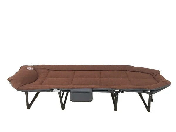 Willow Folding Camping Bed Portable Sleep Bed with Pockets Comfort Chair