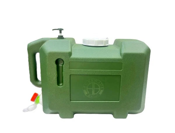 Olmecs Portable Camping Water Container Storage Bucket With Soap Dispenser Tap