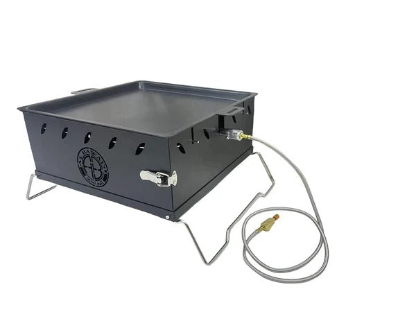 Olmecs Portable Folding Pizza BBQ Stove 3-In-1 Multi Camping Kitchen Stove