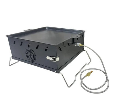 Olmecs Portable Folding Pizza BBQ Stove 3-In-1 Multi Camping Kitchen Stove