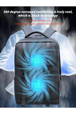 Aibag Cool Waterproof Leather Custom Laptop Backpack
