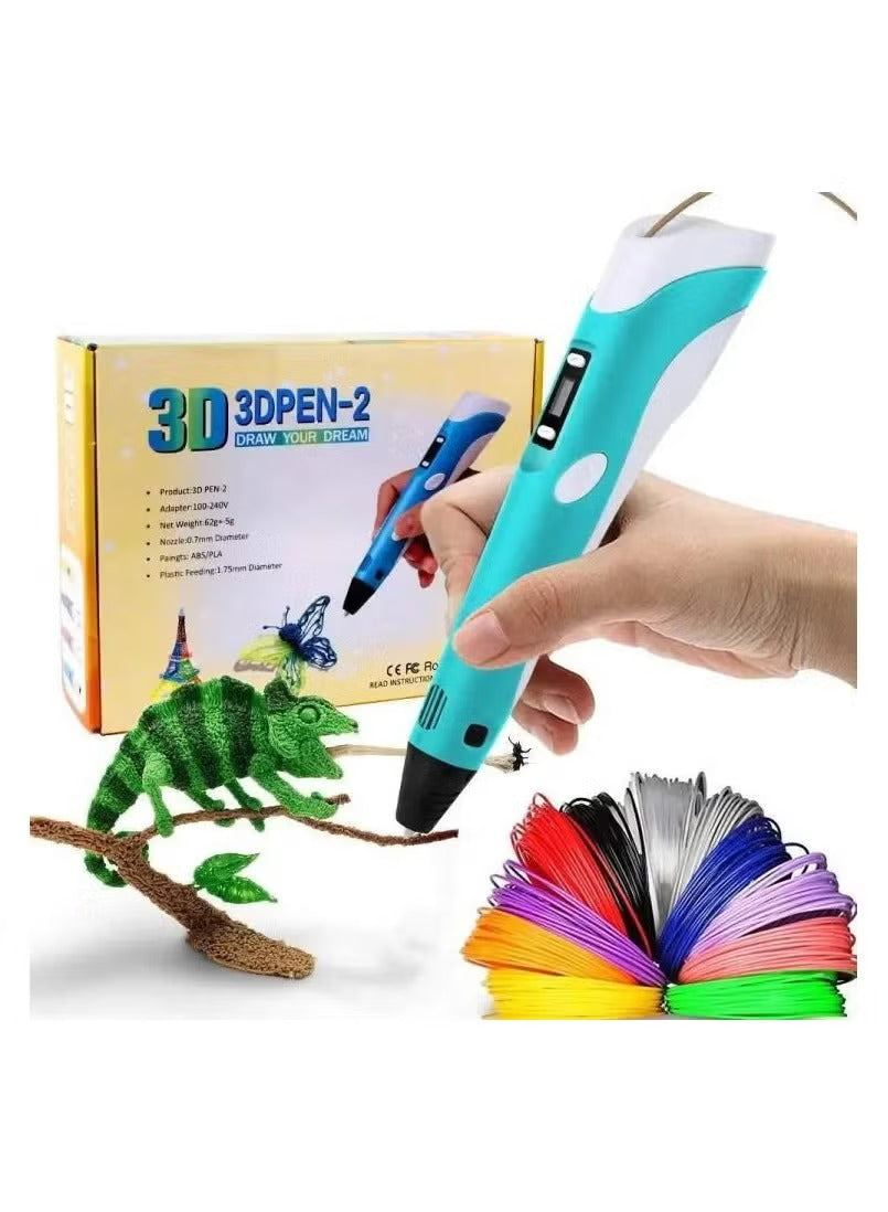 3D Printing Pen Low Temp High Quality filament LP06 Art Set for Age 4+