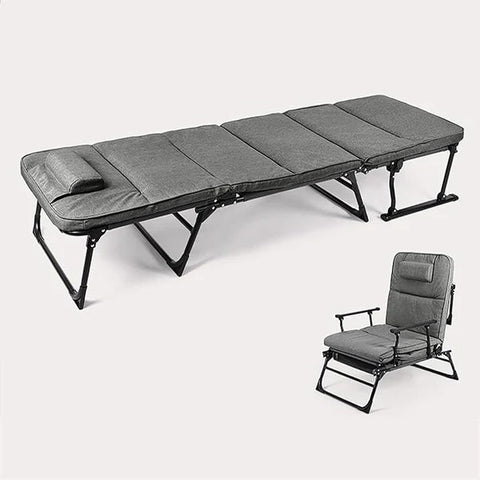 Willow Portable Sleeping Sofa Bed Chair with Pillow Adjustable Backrest