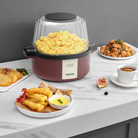 Winning Star Retro Hot Air Popcorn Maker Machine