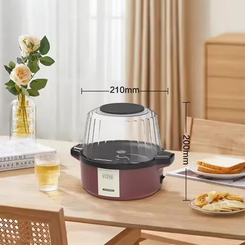 Winning Star Retro Hot Air Popcorn Maker Machine