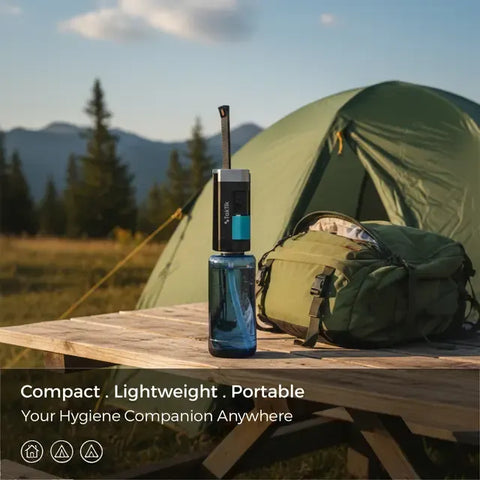 Taktik 400ml Portable Electric Travel Bidet – 1100 mAh Rechargeable Battery