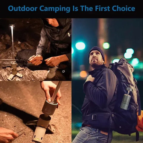 Portable Telescopic Tripod Camping Light 10000Mah