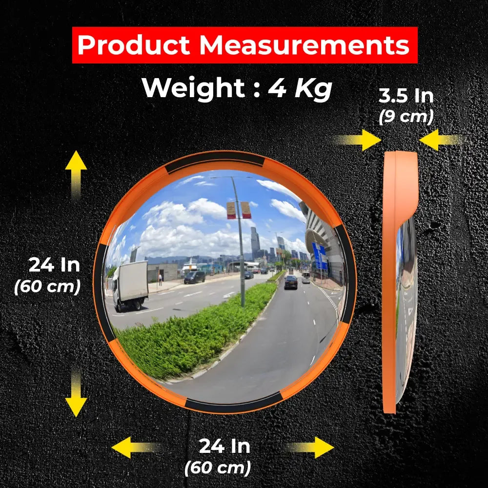 Olmecs Premium Convex Safety Mirror - 60CM