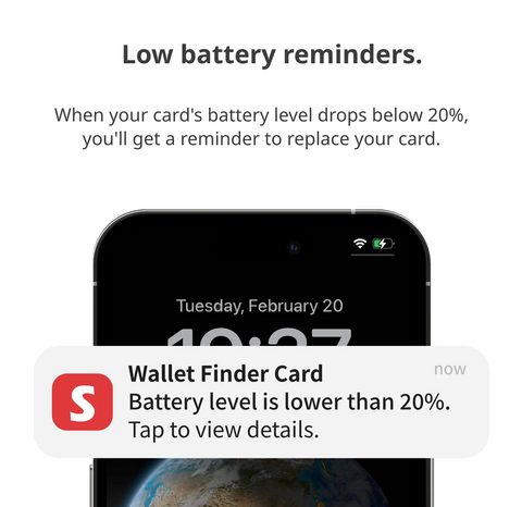 SwitchBot Wallet Finder Card