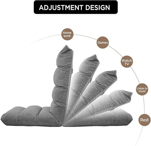 Willow Portable Foldable Sofa Floor Chair Adjustable Folding Cushions