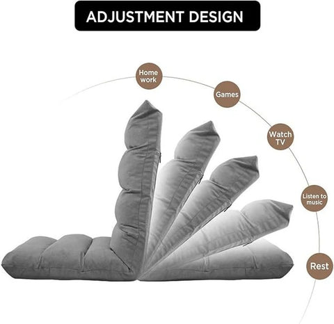 Willow Portable Foldable Sofa Floor Chair Adjustable Folding Cushions