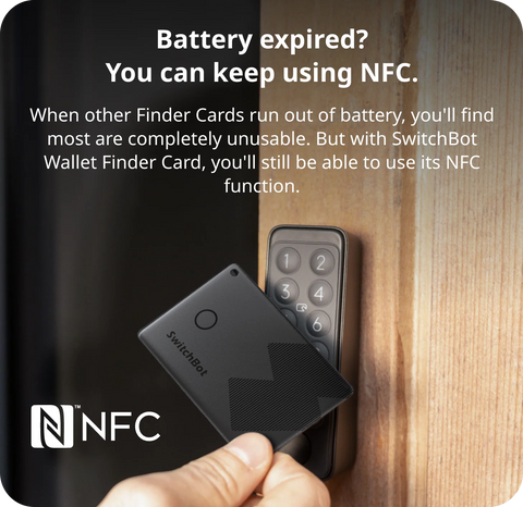 SwitchBot Wallet Finder Card