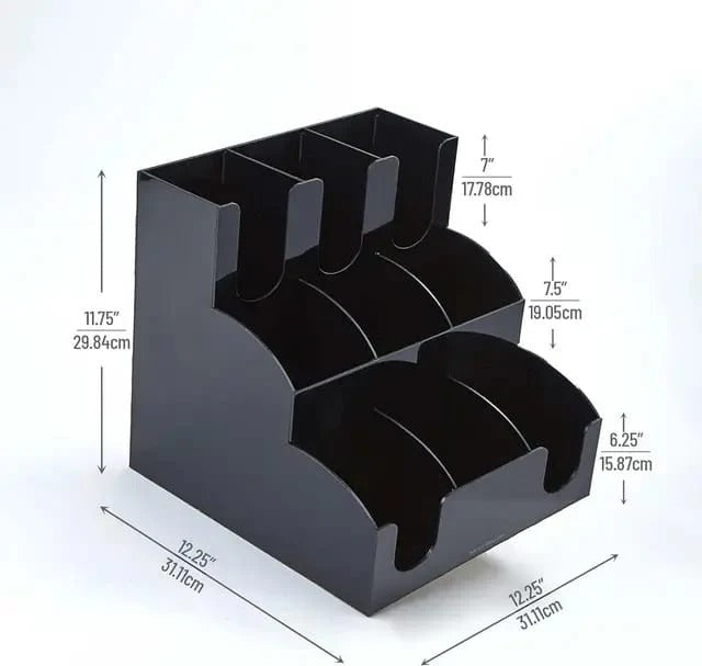 OLMECS Disposable Cup Organizer for Countertop Coffee Station Bar