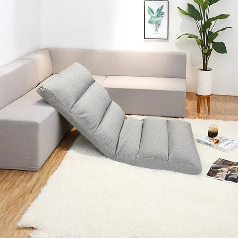 Willow Portable Foldable Sofa Floor Chair Adjustable Folding Cushions