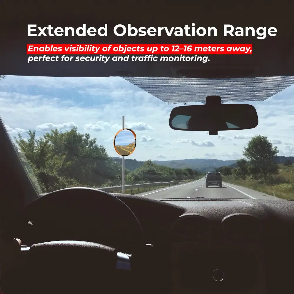 Olmecs Premium Convex Safety Mirror - 60CM