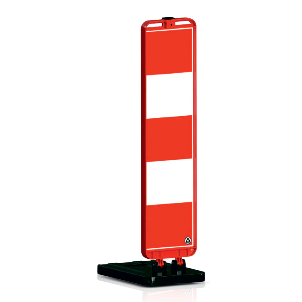 Olmecs Reflective Foldable Delineator with Socket - 120 cm