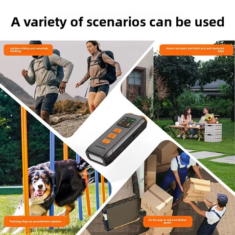 Dual-Head Ultrasonic Dog Repeller High-Power Long-Distance Bark Stopper