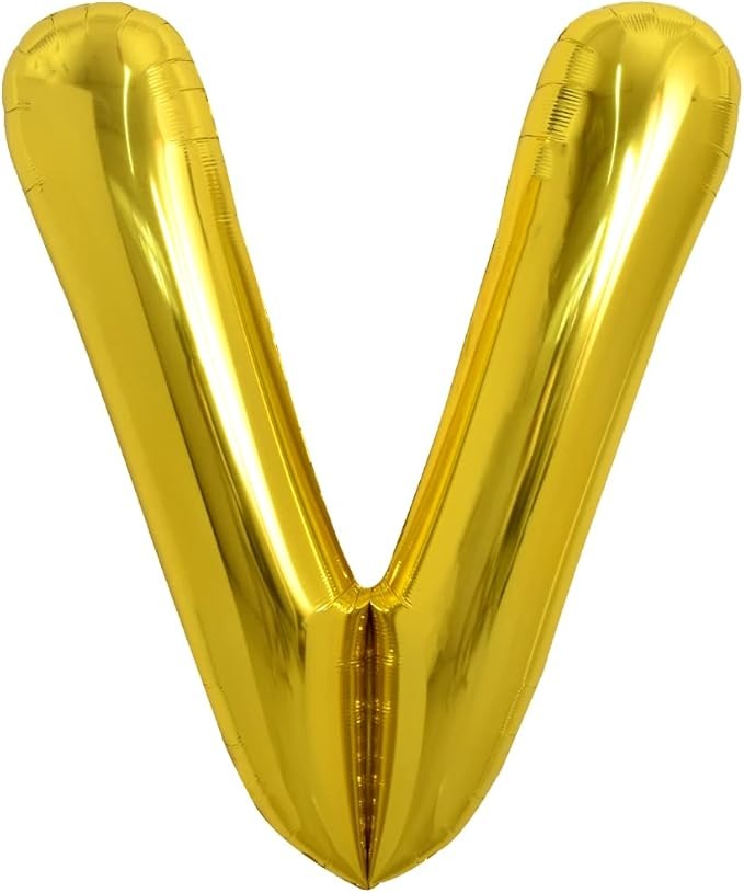 Willow 40 Inch Large Gold Letter for Birthday Party Anniversary Valentine's Day Supplies