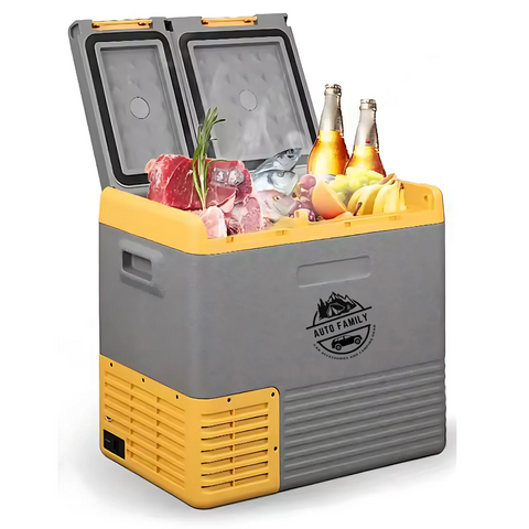 Olmecs Dual-Zone Electric Car Refrigerator-32.9L