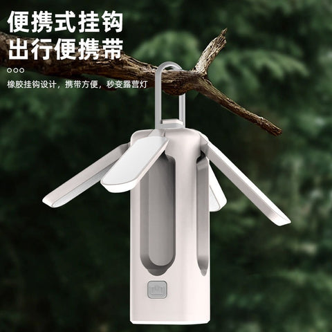 Led Foldable Wings Lantern 4000 mAh Rechargeable Battery 360-Degree Lighting Waterproof