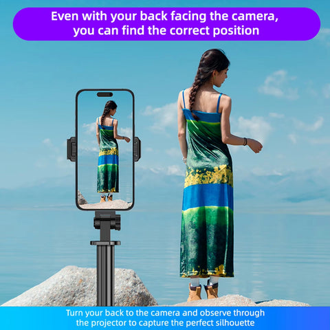 Cl-07 New Selfie Stick With Fill Light Extendable Selfie Stick Tripod for Phone with Display Screen and Remote Control