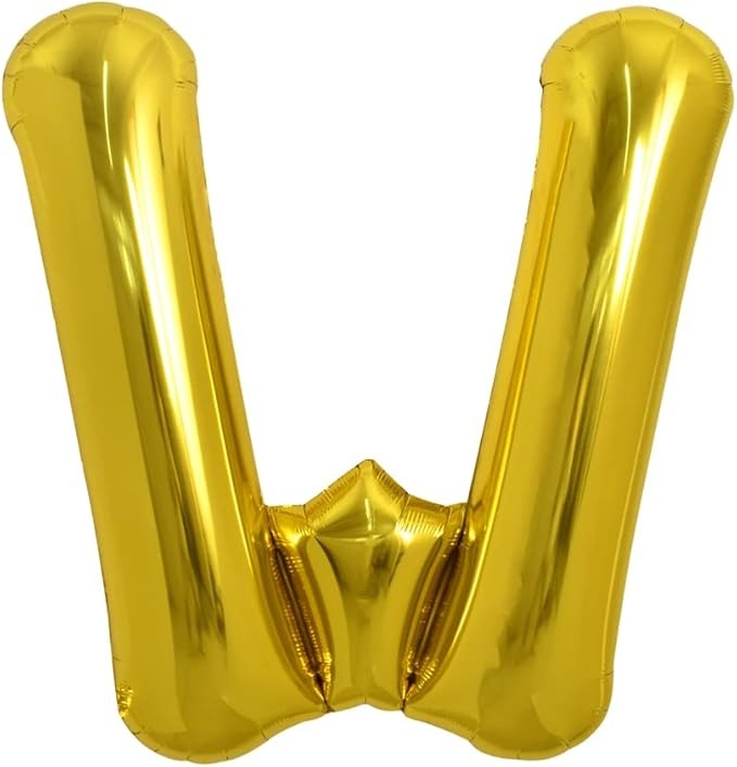 Willow 40 Inch Large Gold Letter for Birthday Party Anniversary Valentine's Day Supplies