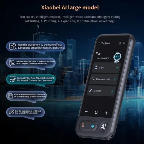 Z16 Portable AI Intelligent Translator Touch Screen Online Offline 138 Languages Two-Way Realtime Instant Voice