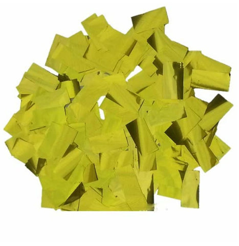 Willow Rectangle Shape Color Gold Confetti Paper for Confetti Cannon and Confetti Machine (1000g)