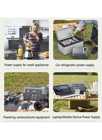 Goaltage PS01 ChargeMax 700W Portable Power Station with Powerful Battery, Flash Light, LCD Display