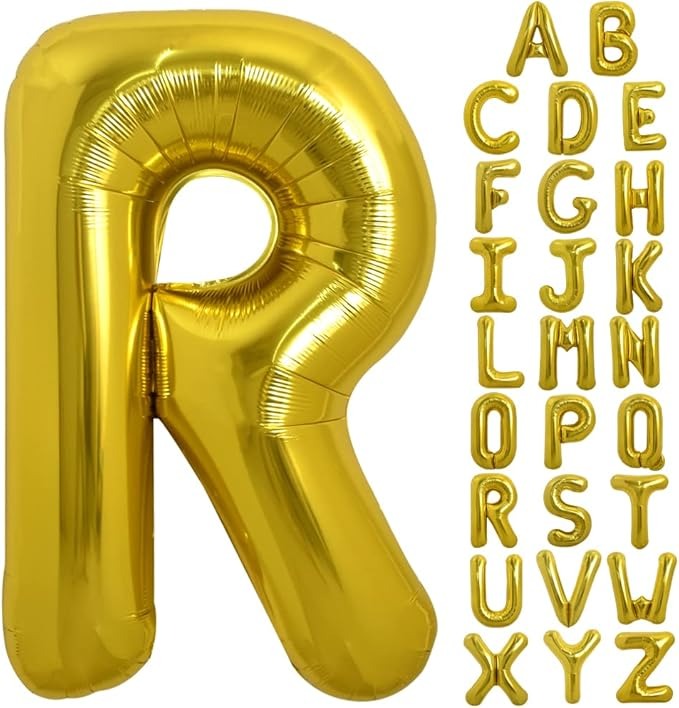 Willow 40 Inch Large Gold Letter for Birthday Party Anniversary Valentine's Day Supplies