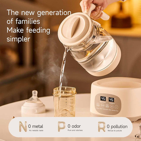 Electric Glass Kettle with Variable Temperature, Keep Warm for 72 Hours, Ideal for Tea, Coffee, and Milk