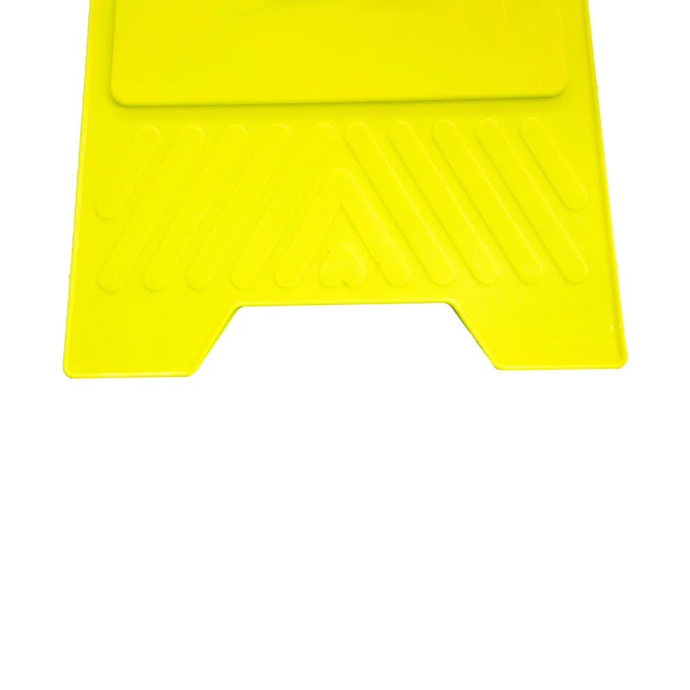 Olmecs Blank Standing Floor Sign Foldable Yellow - 62CM