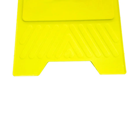 Olmecs Blank Standing Floor Sign Foldable Yellow - 62CM