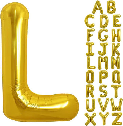 Willow 40 Inch Large Gold Letter for Birthday Party Anniversary Valentine's Day Supplies