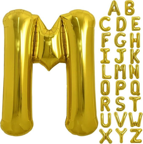Willow 40 Inch Large Gold Letter for Birthday Party Anniversary Valentine's Day Supplies