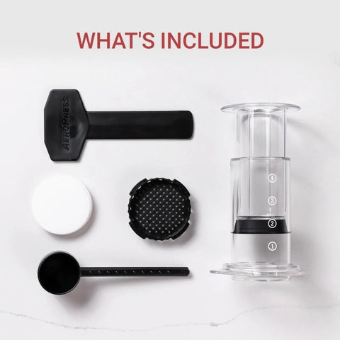 Olmecs CoffeePress Clear Coffee Press – 3 In 1 Brew Method Combines French Press, Pourover, Espresso, Full Bodied Coffee Without Grit or Bitterness