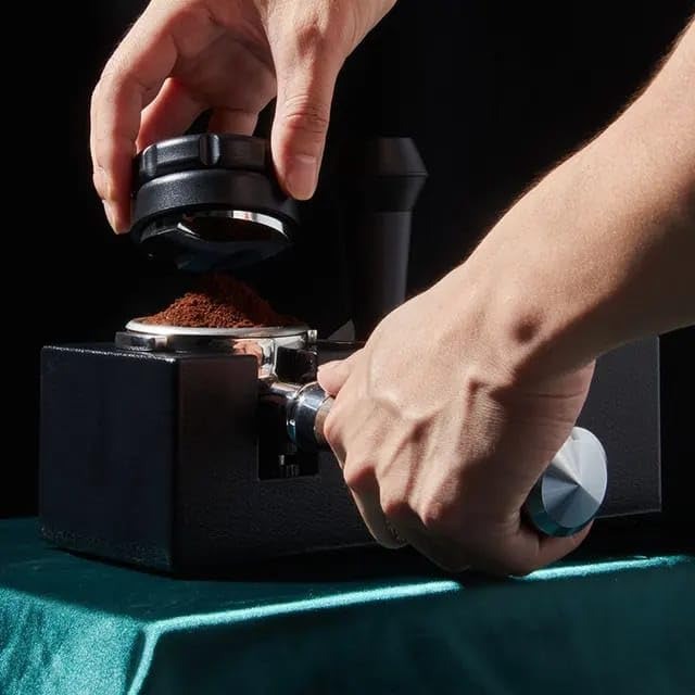 Olmecs Tamping Station Plastic Espresso Tamper Stand (Black)