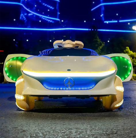 emma New Concept Kids Electric Car with Flash Light Wheel and Door