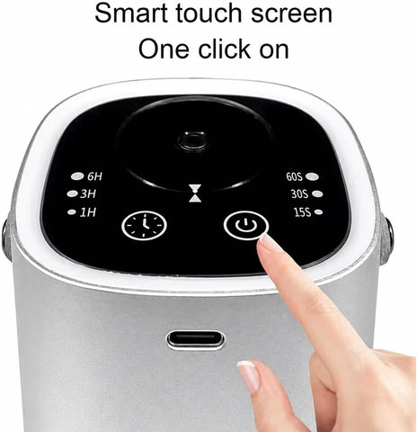 Waterless Oil Diffuser for Car with Handle, Waterless Diffusers for Essential Oils with Timer & No Leakage Tech