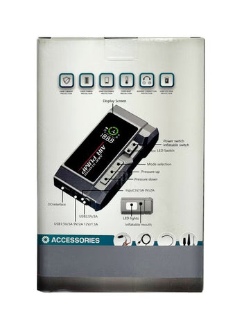 Portable Car Jump Starter with Air Pump, Emergency LED Light, and Multiple Functions – Ideal for Road Trips