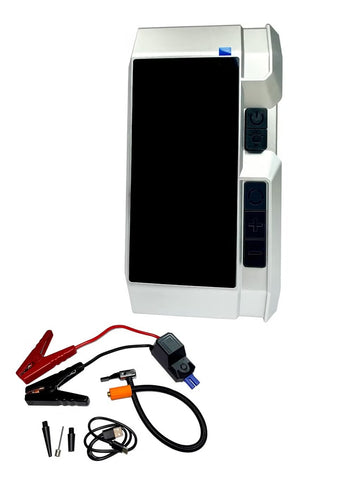 Portable Car Jump Starter with Air Pump, Emergency LED Light, and Multiple Functions – Ideal for Road Trips