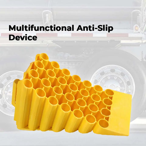 Olmecs Wheel Chock Yellow 45CM Pipe Shape